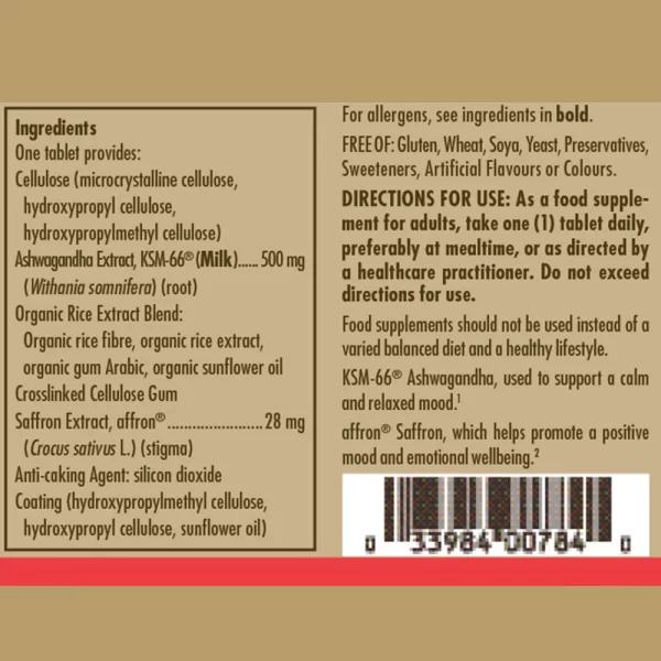 Solgar Ultimate Calm 30 Tablets - Image 2