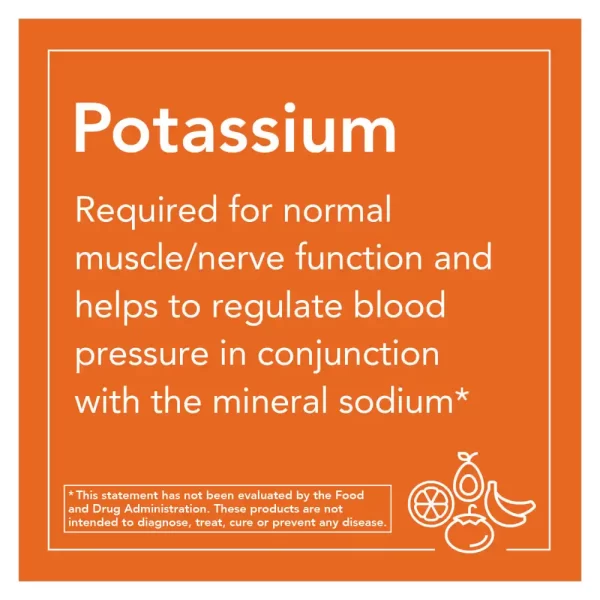 NOW Foods Potassium Citrate, 99mg - 180 Veg Capsules - Image 3