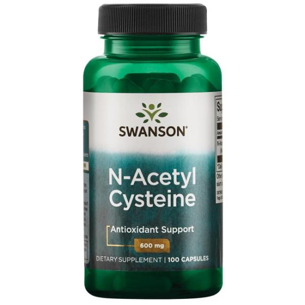 Swanson NAC N-Acetyl Cysteine 600mg - 100 Capsules