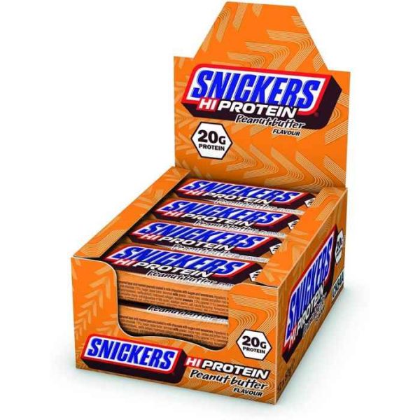 Snickers Peanut Butter Hi-Protein Bar 12 x 57g