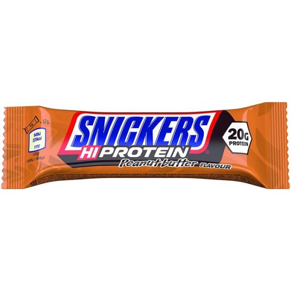 Snickers Peanut Butter Hi-Protein Bar 12 x 57g - Image 2