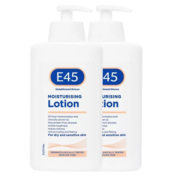 E45 Moisturising Lotion 2 x 500ml